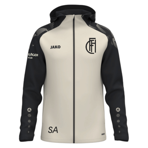 JAKO Kapuzenjacke Sonic beige/schwarz